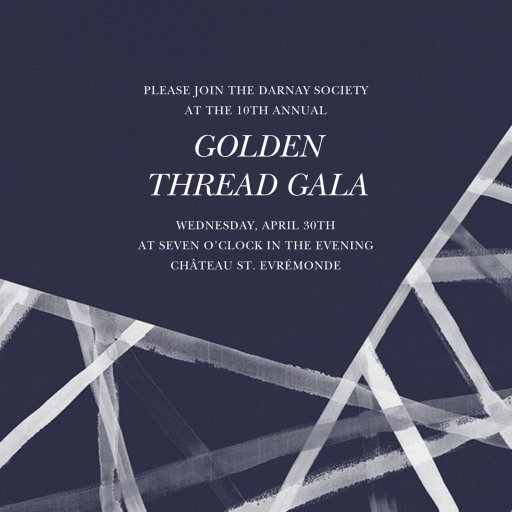 Channels (Square) - Fundraiser Invitation by Kelly Wearstler