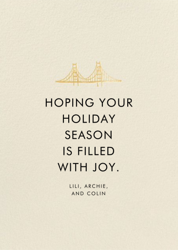 Snow Globe Hello!Lucky - Holiday Card by Hello!Lucky - Back