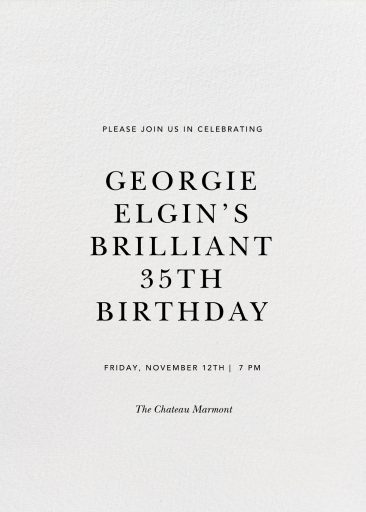 Konfetti Photo - Birthday Invitation by Kelly Wearstler - Back