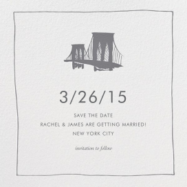 Borough (Save the Date) - Save the Date by Linda and Harriett