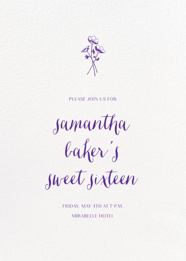 Ivory Plain - Birthday Invitation by Paperless Post