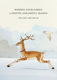 Reindeer Bells - Greeting Card by Felix Doolittle