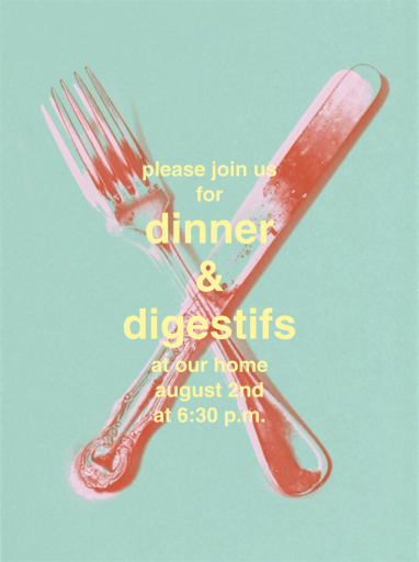 Seated Dinner in the Seventies - BBQ Invitation by Paperless Post
