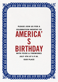 Party Platter - 4th of July Invitation by Crate & Barrel