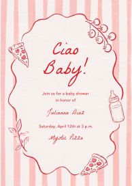 Amore Pizza - Baby Shower Invitation by Paperless Post