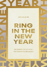 New Year Party by Paperless Post