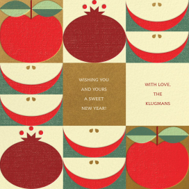 Mod Fruit - Rosh Hashanah Card by Paperless Post