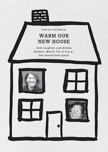 Family Home - Housewarming Invitation by Linda and Harriett
