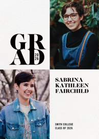 Graduated Check - Announcement by Paperless Post