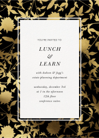 Garden Spells - Business Dinner Invitation by Oscar de la Renta