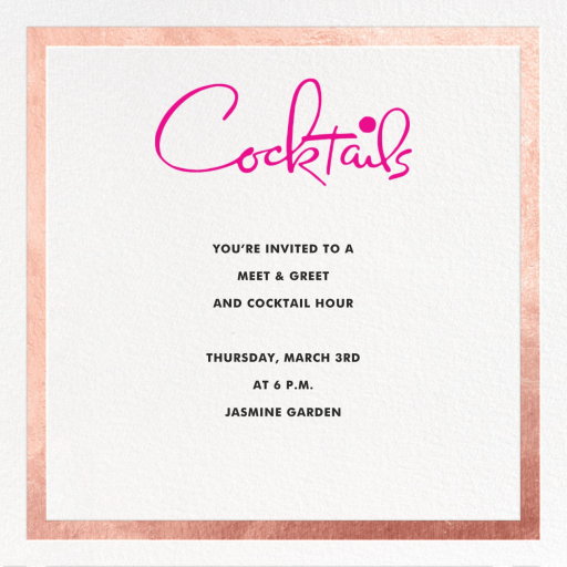 Classic Vintage - Cocktail Party Invitation by kate spade new york