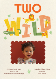 Wild Cutie - Birthday Invitation by Paperless Post
