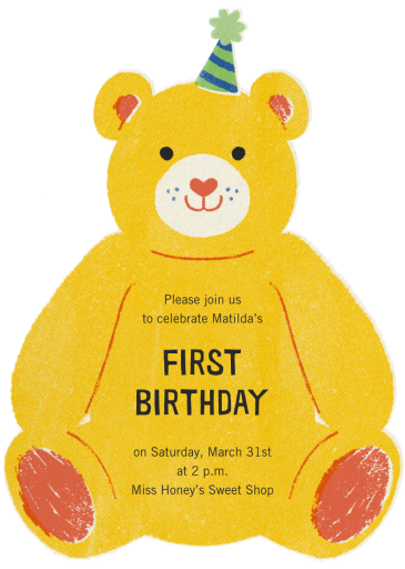 Beary Fun Birthday by Paperless Post