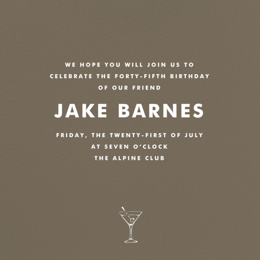 Clay - Birthday Invitation by Paperless Post