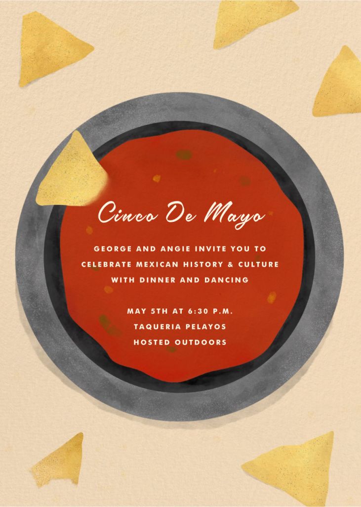 Chips And Salsa Invitation
