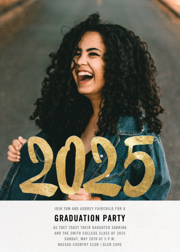 Person of the Year Photo - Graduation Party Invitation by Paperless Post