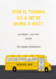 Birthday Bus - Birthday Invitation by Paperless Post