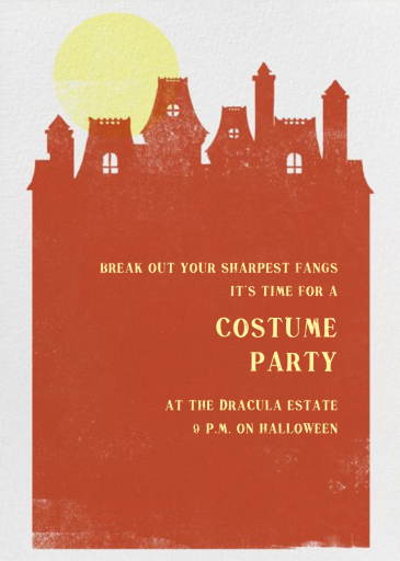 Haunted House - Halloween Invitation by Paperless Post