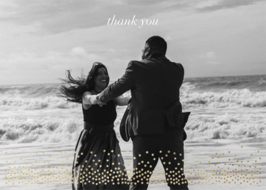Jubilee II (Photo Save the Date) - Thank You Card by Kelly Wearstler