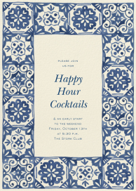 Amalfi Tiles - Happy Hour Invitation by Paperless Post