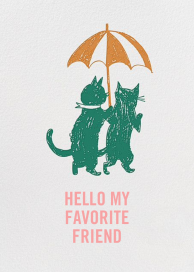 Hi Kittie - Greeting Card by Mr. Boddington's Studio