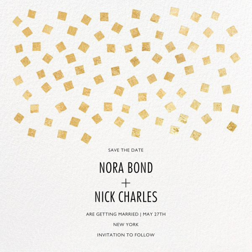 Fette (Save The Date) - Invitation by Kelly Wearstler