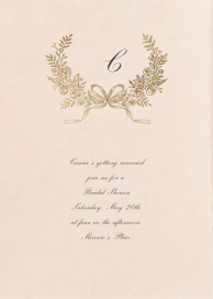 Wreath of Love - Bridal Shower Invitation by Paperless Post