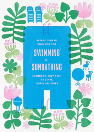 Shaded Pool - Summer Party Invitation by Paperless Post