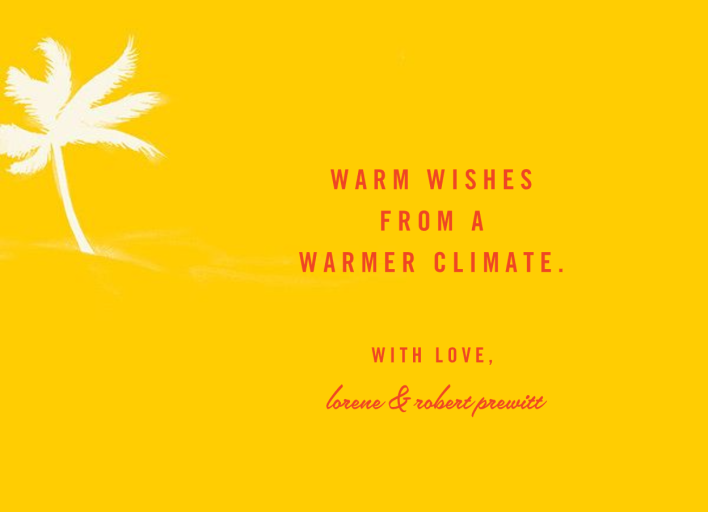 Surfing Snowman - Christmas Card by Paperless Post - Back