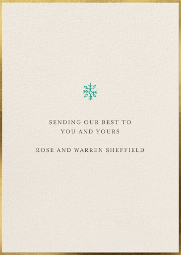 Merry Colors - Holiday Card by Mr. Boddington's Studio - Back