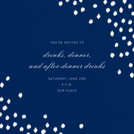 Ikat Dot - Party Invitation by Oscar de la Renta