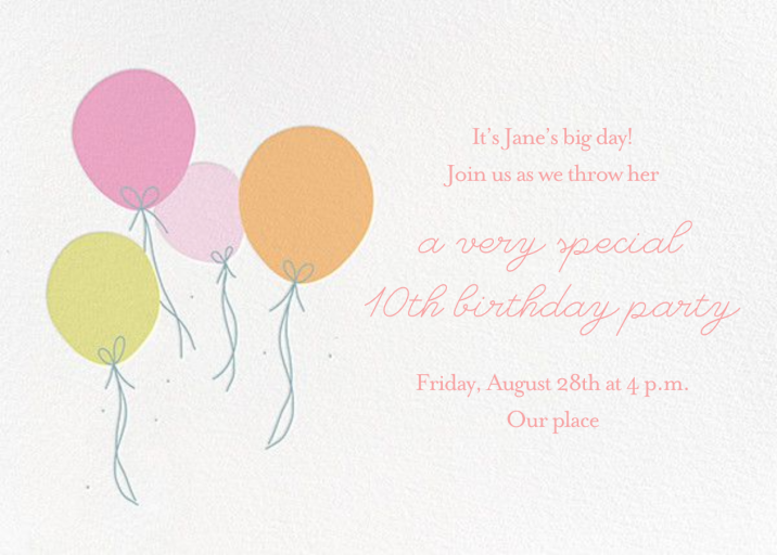 Floating Festivities - Invitation by Little Cube