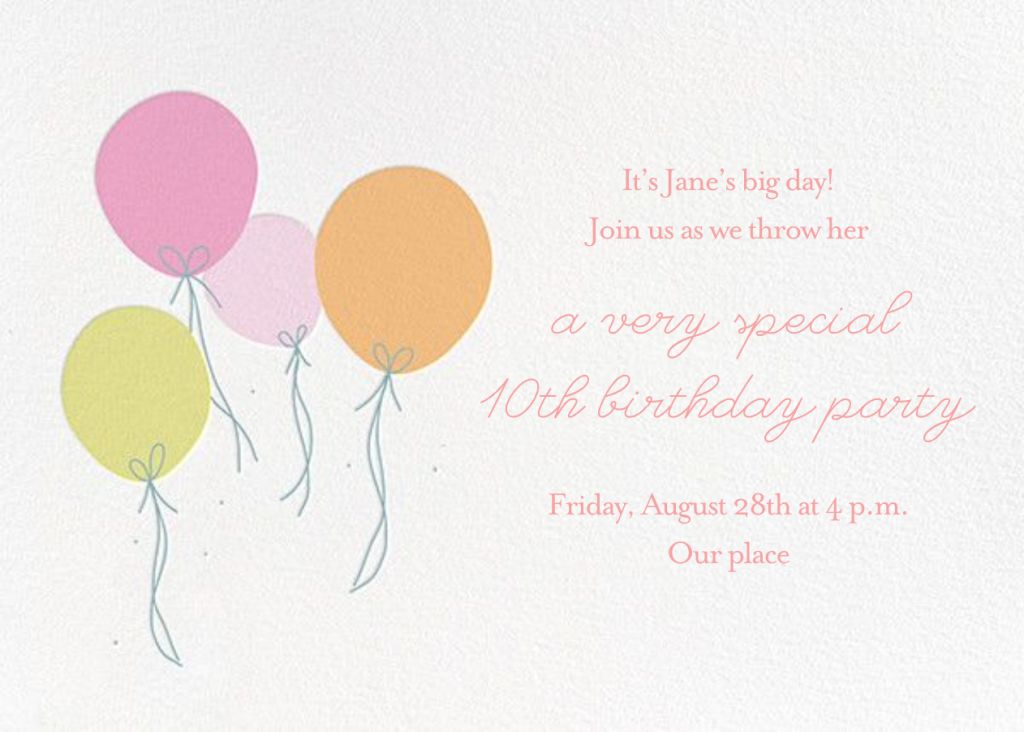 Floating Festivities Invitation