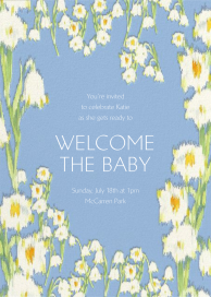 Garden Lilies - Baby Shower Invitation by Carolina Herrera