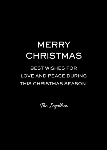 Holiday Road - Holiday Card by Party of One - Back