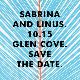 Frond - Save the Date by Kelly Wearstler