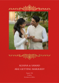 Dvaar (Photo Save the Date) by Paperless Post