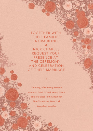Centifolia - Wedding Invitation by Paperless Post