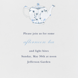 Tea Time - Party Invitation by Paperless Post