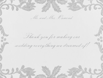 Leaf Lace II (Thank You) by Oscar de la Renta