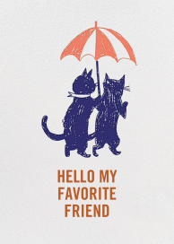 Hi Kittie - Greeting Card by Mr. Boddington's Studio