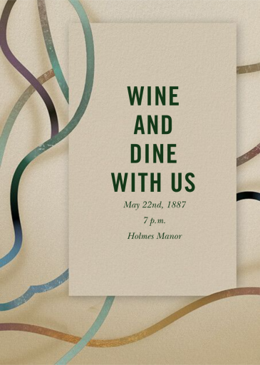 Biotic - Cocktail Party Invitation by Kelly Wearstler