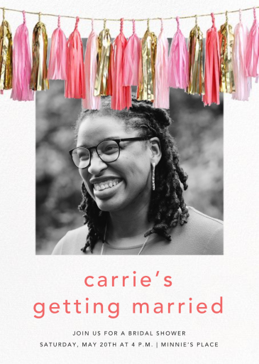 Glimmer Photo - Bridal Shower Invitation by CONFETTISYSTEM