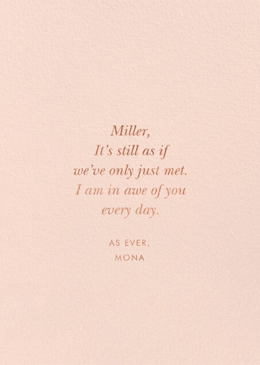 My Anchor - Valentine's Day Invitation by Rifle Paper Co. - Back