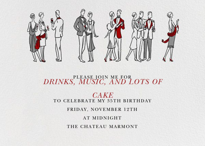 Deco Party Horizontal - Gatsby Party Invitation by Paperless Post