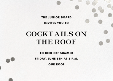 Confetti kate spade new york - Cocktail Party Invitation by kate spade new york