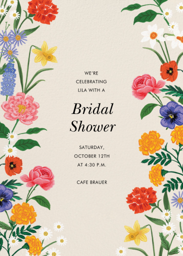 Garden Study - Bridal Shower Invitation by Rifle Paper Co.