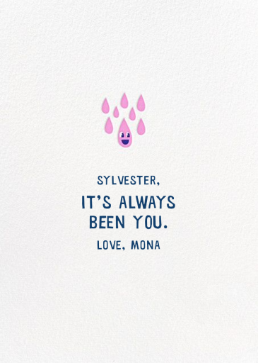 Love Stings - Valentine's Day Card by Hello!Lucky - Back