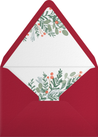 Winter Berries - Paperless Post Envelope