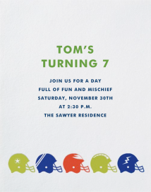 Helmets by Paperless Post